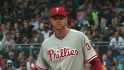 Halladay walks three straight