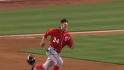 Harper's first MLB hit