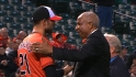 Robinson's first pitch