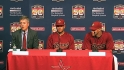 Rueda de prensa con Luhnow, Altuve y J.D.