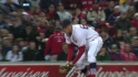 Middlebrooks' first putout
