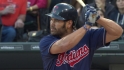 Damon's first Indians at-bat