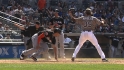 Marlins' four-run eighth