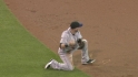 Scutaro's diving stop