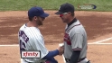 Chipper receives Braves flag