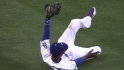 Gordon's over-the-shoulder catch