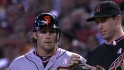 Culberson's parents watch debut