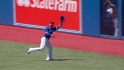 Bautista's running catch