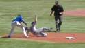 Bautista throws out Baxter