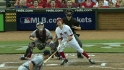 Leake's first career homer