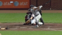 Lin's first career hit