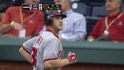 Harper flies out against Hamels