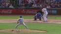 Igarashi strikes out Beltre