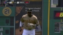 Walker starts a double play