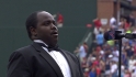 Miller sings 'God Bless America'