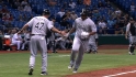 Viciedo's three-hit game