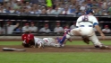 Victorino's go-ahead sac fly