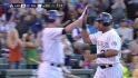Rockies score two on error