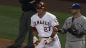 Trout's infield hit