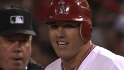 Trout's four hits