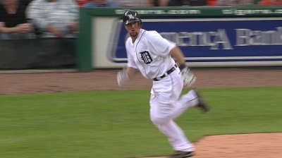 Holaday makes first start behind plate this season