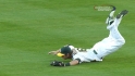 Reddick's diving grab