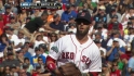 Pedroia's tough stop