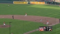 Andino takes away a hit