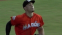 Stanton's leaping catch