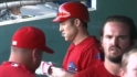 Utley on first rehab start