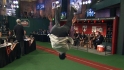 Hawkins does a back-flip