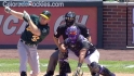 Moss' two-run double
