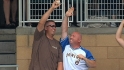 Fans retrieve Braun's long homer