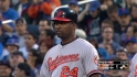 Dickey gives up first hit