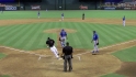 Sencillo empujador de Montero vs. Cachorros