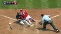 Phillips' heads-up throw