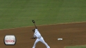 Reyes' leaping catch