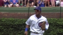 Castro flashes the leather