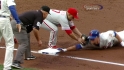 Victorino's strong throw
