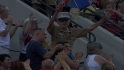 Marine receives standing ovation