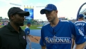 Wright on his batting routine