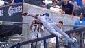Lawrie takes tumble, leaves game