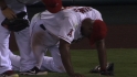 Hunter shaken up on catch