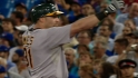 A's eight-run second