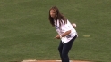 Misty May-Treanor's first pitch
