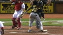 McCutchen hit by heater