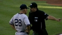 Girardi argues with umpire