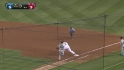 Kendrick's off-balance throw