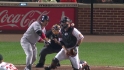 Crawford scores on wild pitch