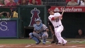 Trout's leadoff triple